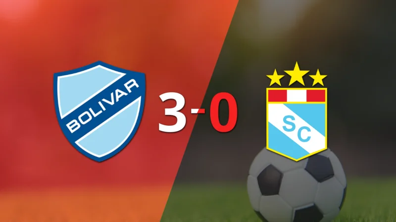 Ramiro Vaca impulsó la victoria de Bolívar frente a Sporting Cristal con dos goles 