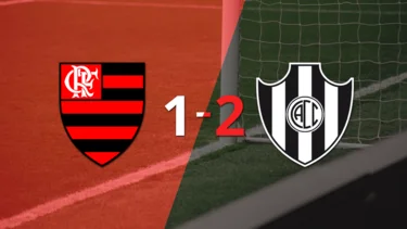 Flamengo se quedó con las manos vacías ante Central Córdoba (SE) y perdió por 2 a 1