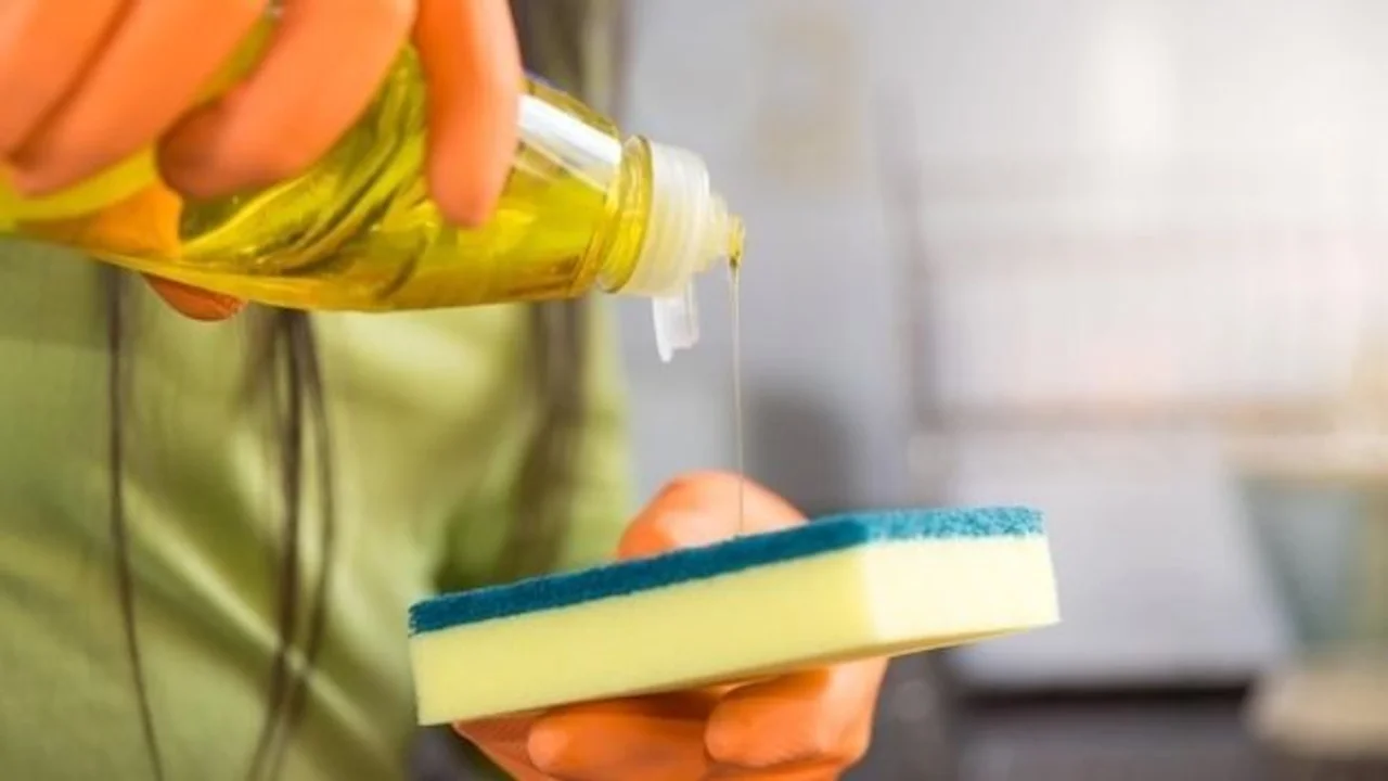 detergente, cocina, gas, fuga de gas