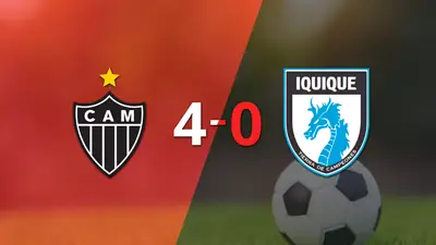 Atlético Mineiro le pasó por encima 4-0 a Deportes Iquique Atlético Mineiro le pasó por encima 4-0 a Deportes Iquique