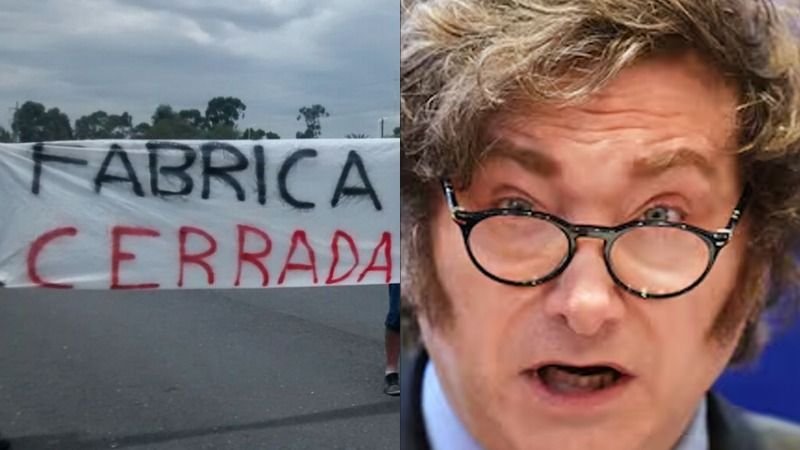 Histórica fábrica cierre Javier Milei crisis económica Argentina