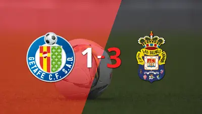 UD Las Palmas supera por 3-1 a Getafe tras dar vuelta el partido UD Las Palmas supera por 3-1 a Getafe tras dar vuelta el partido