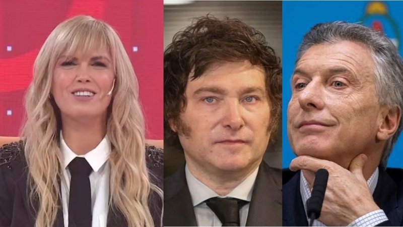 Viviana Canosa Milei y Macri.