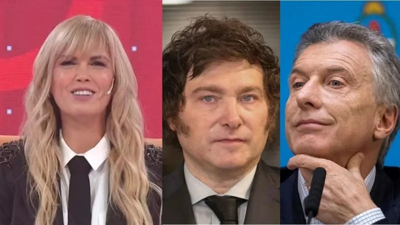 Viviana Canosa Milei y Macri.
