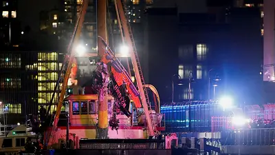 El helicóptero siniestrado en Nueva York carecía de grabadoras de vuelo, según la NTSB El helicóptero siniestrado en Nueva York carecía de grabadoras de vuelo, según la NTSB