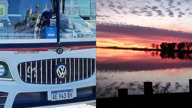 Furor por el colectivo que une Capital Federal con una laguna de Buenos Aires Argentina