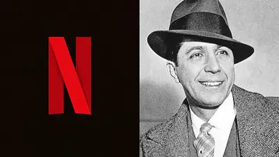 Logo de Netflix y Carlos Gardel Logo de Netflix y Carlos Gardel