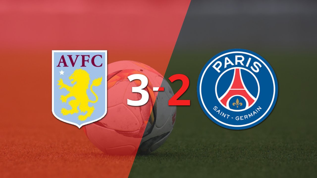 PSG clasificó a Semifinales a pesar de haber perdido ante Aston Villa
