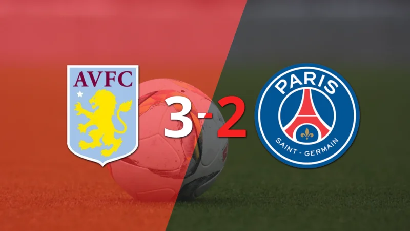 PSG clasificó a Semifinales a pesar de haber perdido ante Aston Villa