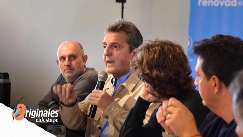 El Frente Renovador quiere a Massa como candidato en la primera sección electoral