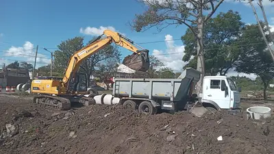 Avanza obra clave en Florencio Varela para conectar dos rutas provinciales Avanza obra clave en Florencio Varela para conectar dos rutas provinciales