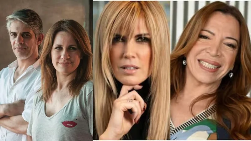 Nancy y Pablo, con Viviana Canosa y Lizy.