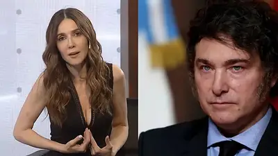 Cristina Pérez y Javier Milei Cristina Pérez y Javier Milei