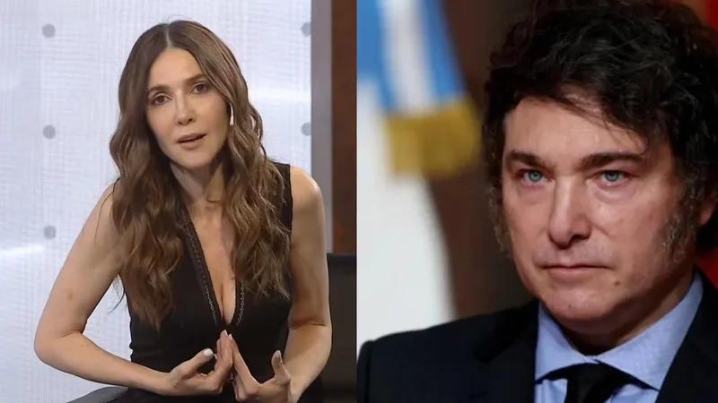 Cristina Pérez y Javier Milei