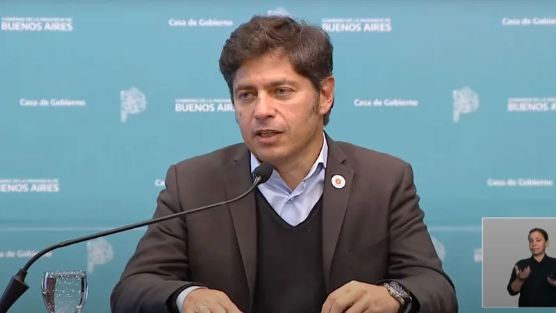 Kicillof apuntó contra Milei y el recorte a la coparticipación: "Es un robo"