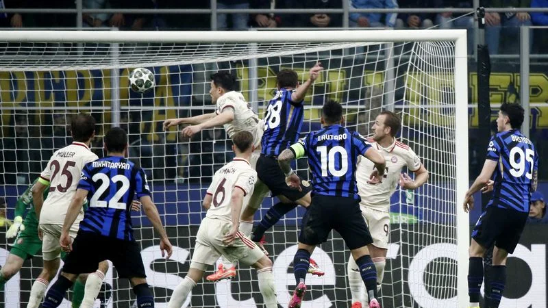 Inter clasifica a semifinales de la Champions League tras empate 2-2 con el Bayern
