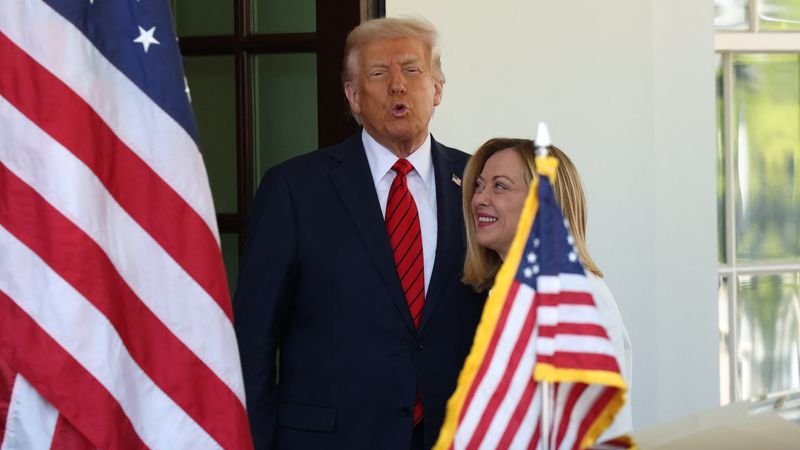 Trump y Meloni expresan confianza en comercio en medio de tensión entre EEUU y Europa