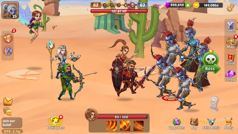 Firestone Online Idle RPG.