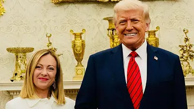 Meloni y Trump, esperanzados sobre posible acuerdo arancelario entre EEUU y UE Meloni y Trump, esperanzados sobre posible acuerdo arancelario entre EEUU y UE