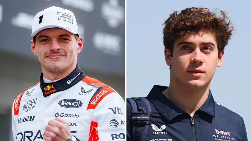 Max Verstappen y Franco Colapinto.
