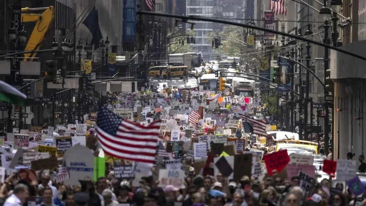 Otro sábado de protestas contra Trump en Nueva York, Washington y otras ...