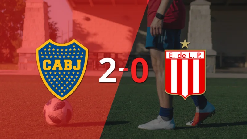 Sólido triunfo de Boca Juniors por 2-0 frente a Estudiantes