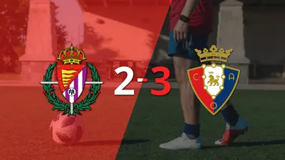 Con dos goles de Ante Budimir, Osasuna venció a Valladolid Con dos goles de Ante Budimir, Osasuna venció a Valladolid