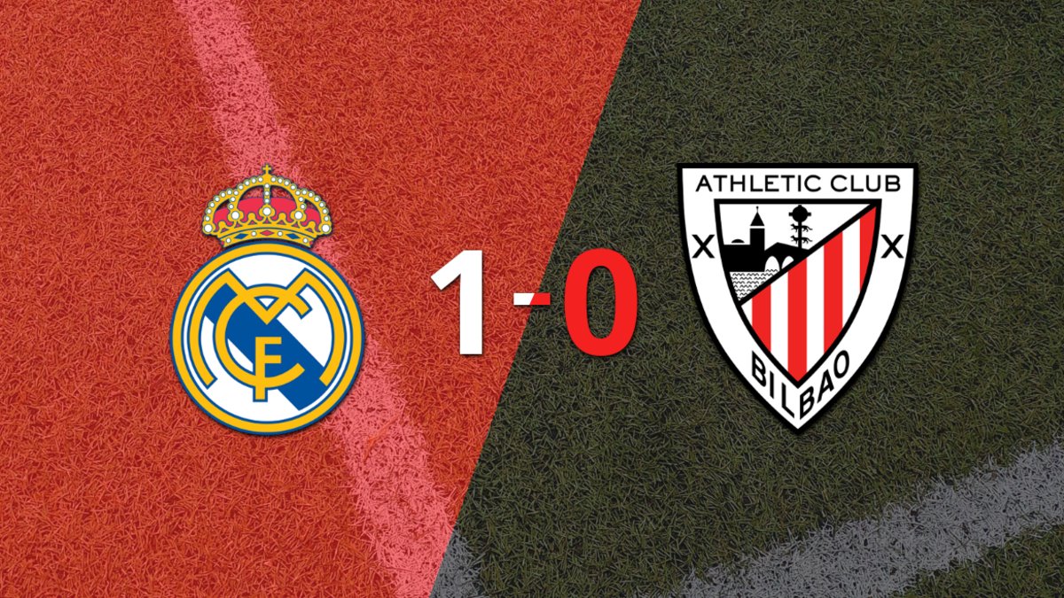Real Madrid derrotó 1-0 a Athletic Bilbao con un gol agónico | El Destape