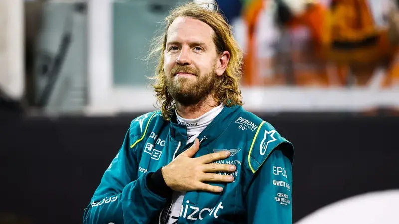 Sebastian Vettel en Aston Martin.