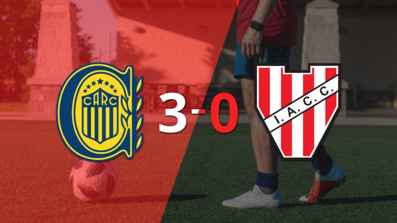 Rosario Central golea 3-0 a Instituto