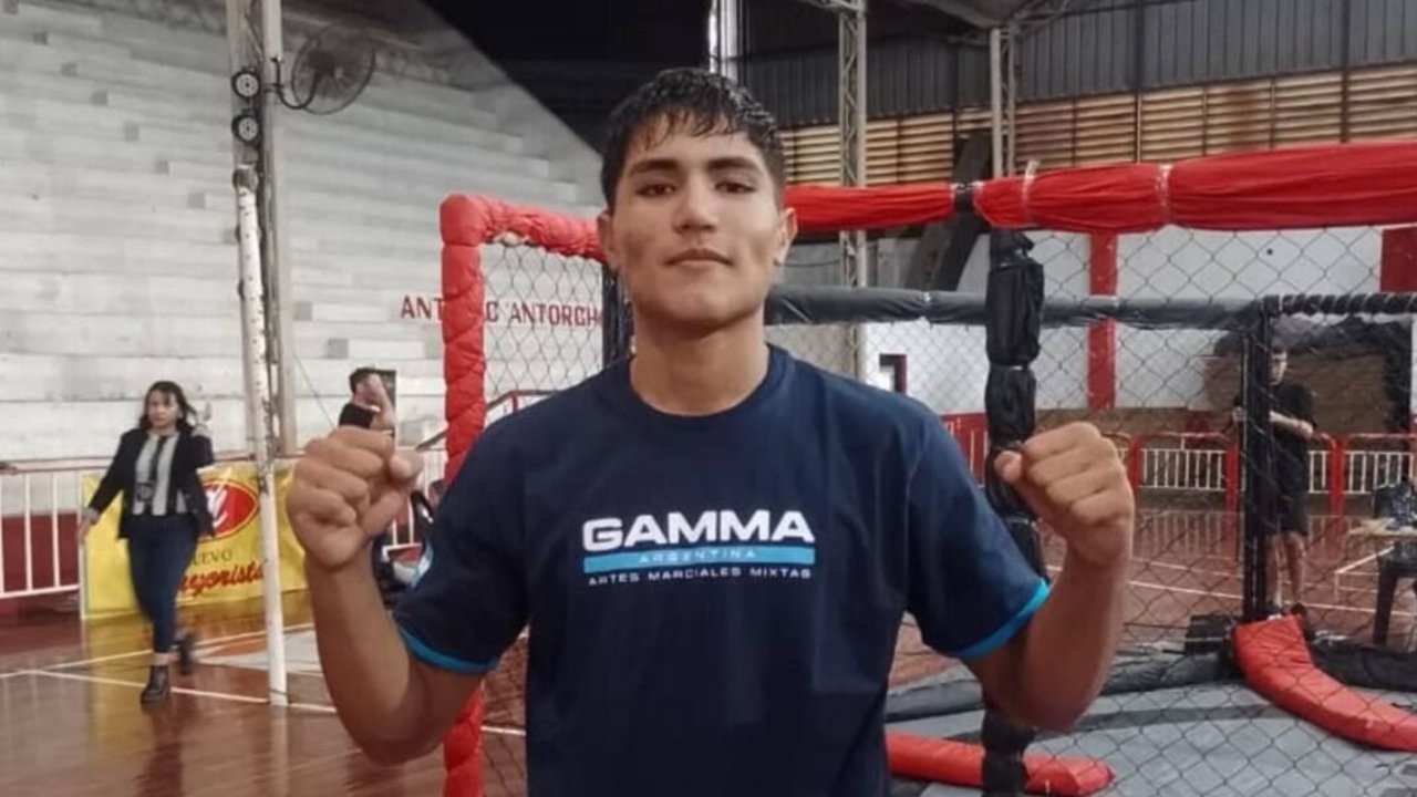 Orgullo formoseño: el joven deportista Gabriel Cohene formará parte del seleccionado argentino de artes marciales mixtas