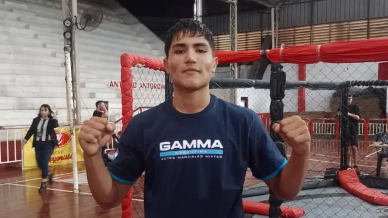 Orgullo formoseño: el joven deportista Gabriel Cohene formará parte del seleccionado argentino de artes marciales mixtas