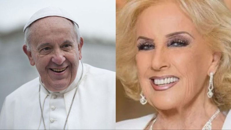 Papa Francisco. Mirtha Legrand.