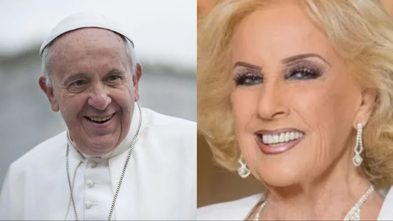 Papa Francisco. Mirtha Legrand.
