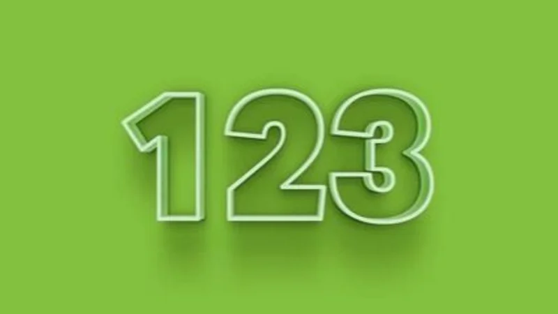Numerología 123