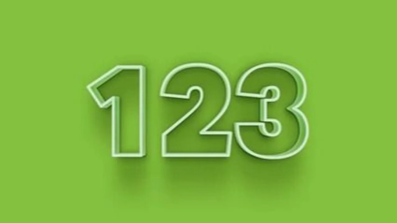 Numerología 123