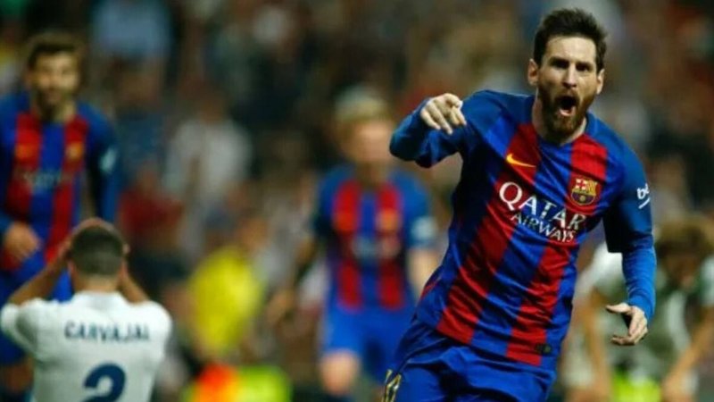 Lionel Messi en Barcelona.