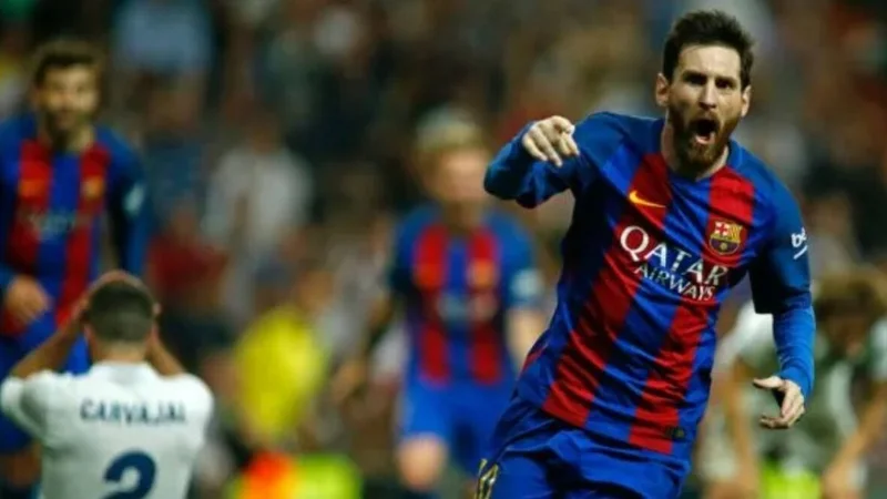 Lionel Messi en Barcelona.