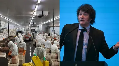 Fábrica de pescado y Javier Milei Fábrica de pescado y Javier Milei
