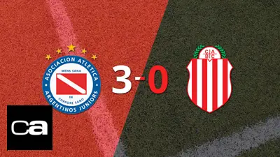 Argentinos Juniors liquidó con una goleada a Barracas Central por 3 a 0 Argentinos Juniors liquidó con una goleada a Barracas Central por 3 a 0