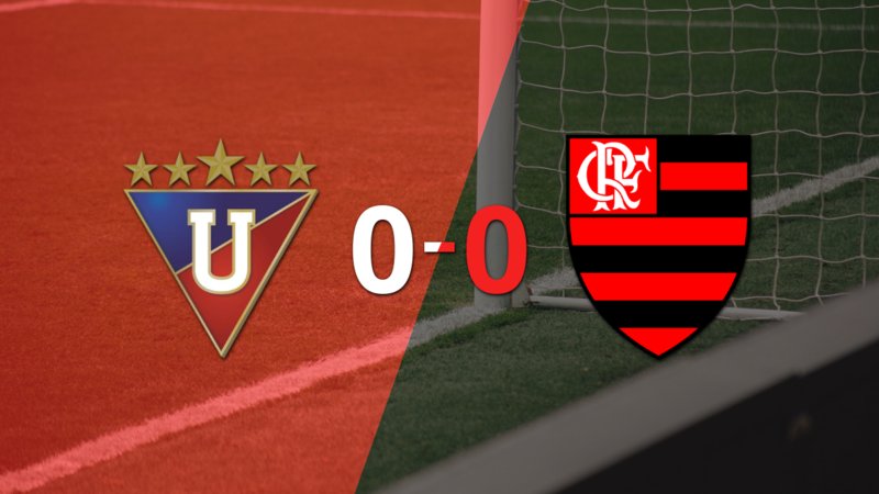 Sin goles, Liga de Quito y Flamengo igualaron el partido