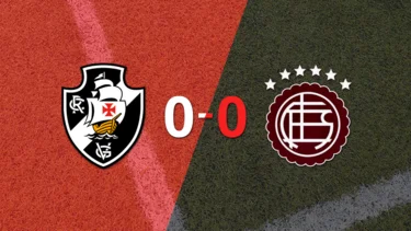 Vasco da Gama y Lanús no se hicieron daño y empataron sin goles