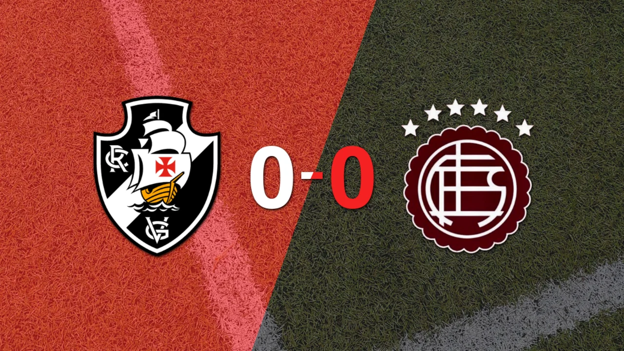 Vasco da Gama y Lanús no se hicieron daño y empataron sin goles