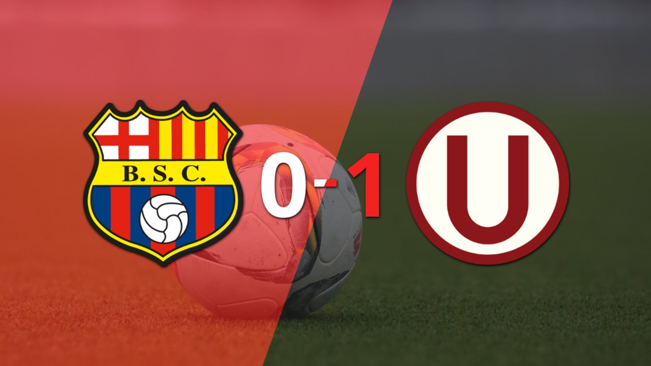 Universitario se quedó con la victoria 1-0 ante Barcelona en el estadio el Monumental