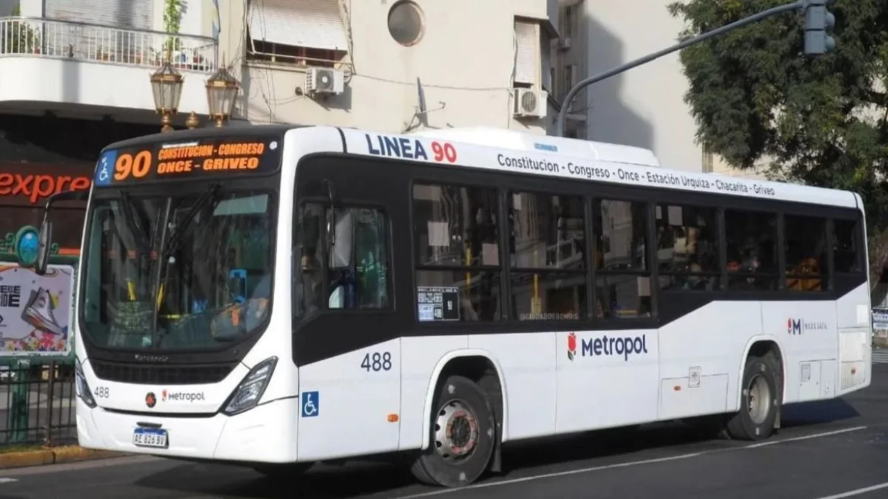 Cómo será el nuevo recorrido de la línea 90. 