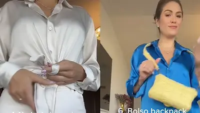 Captura de pantalla del video de Tik Tok. Captura de pantalla del video de Tik Tok.