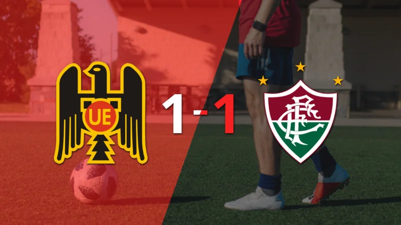 Empate agónico de Fluminense ante Unión Española con un decisivo gol de Nonato