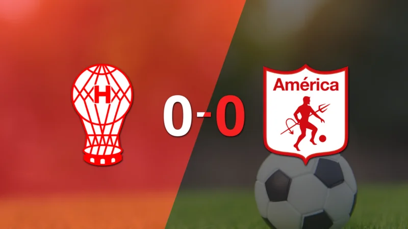 Huracán y América de Cali empataron sin goles