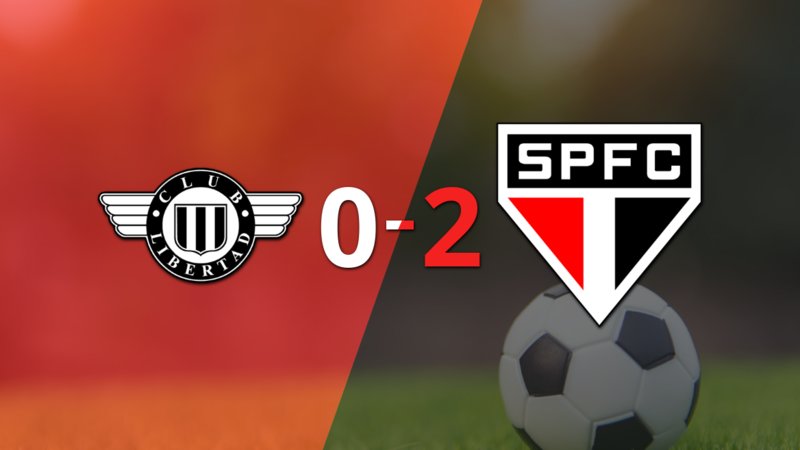 São Paulo da un golpe de autoridad venciendo a Libertad por 2 a 0