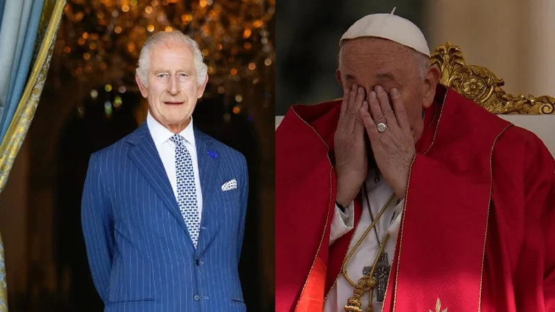 Carlos III y el Papa Francisco